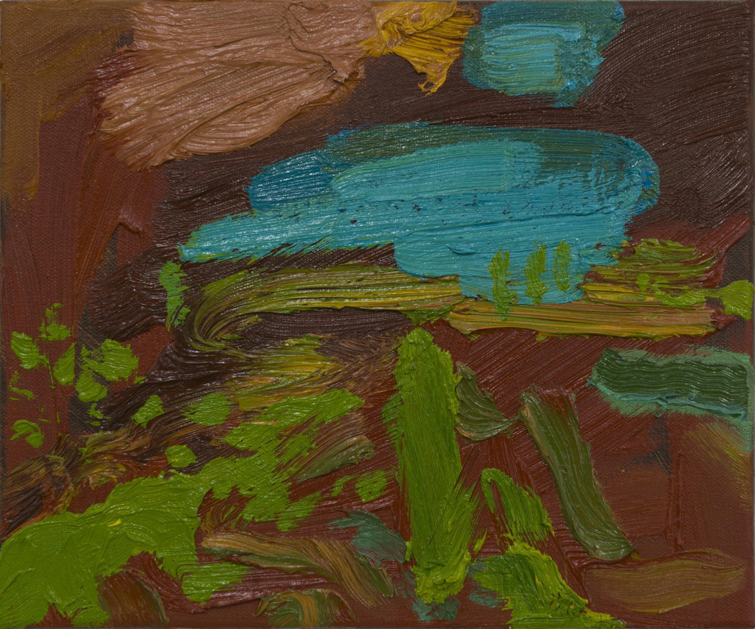 Garden XIII 2023 (25.5x31cm) oil on canvas