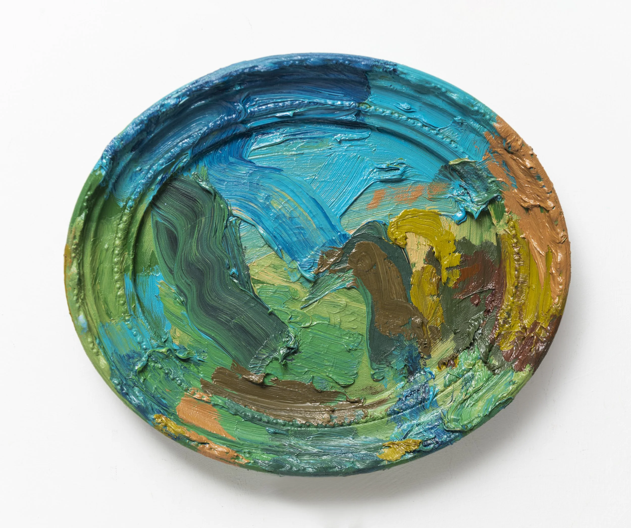 017 - GHands - Open Landscape II After Gainsborough (Oval) 2025 oil on board.jpg