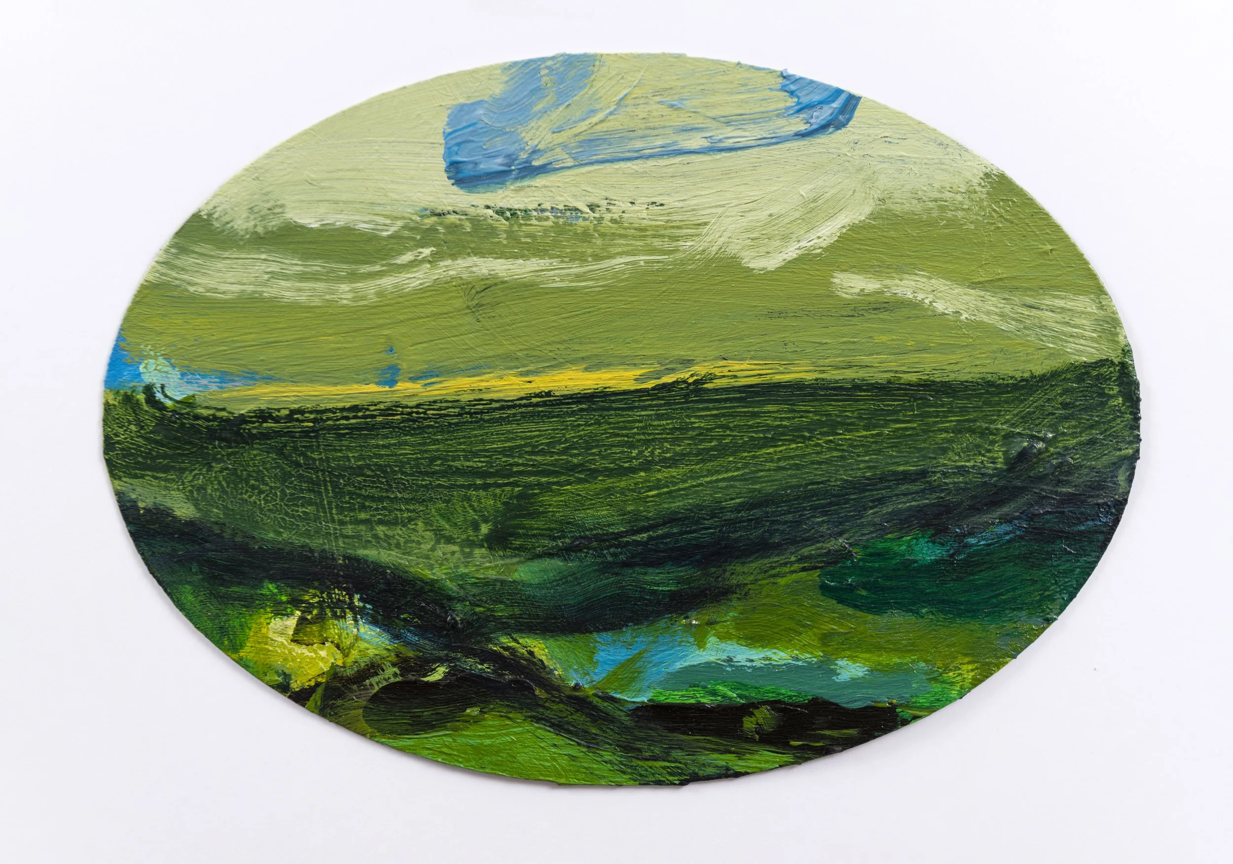 Egrets Way (At The Moment) III 2026 (225x35cm) Acrylic on card