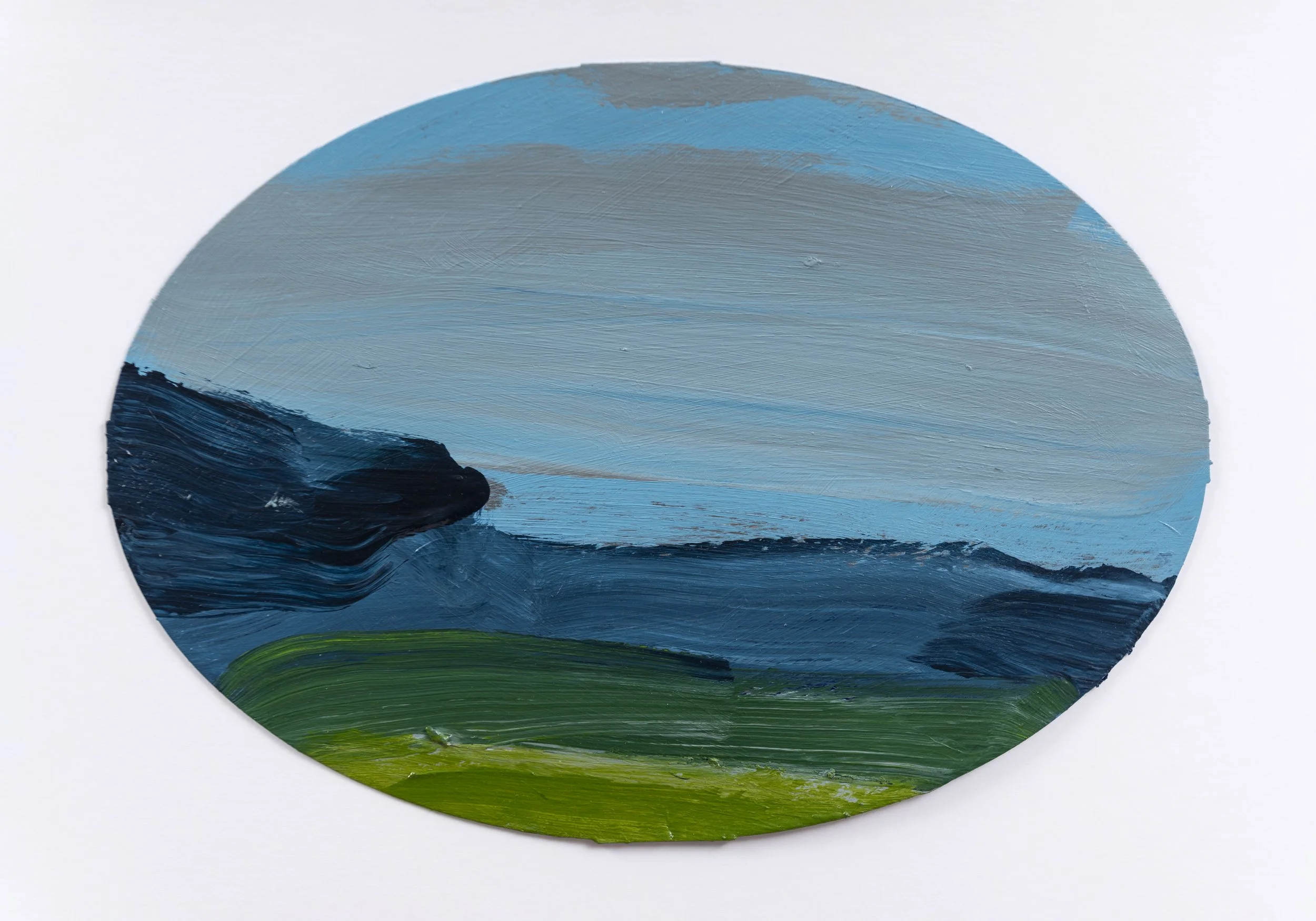 Egrets Way (At The Moment) V 2026 (225x35cm) Acrylic on card
