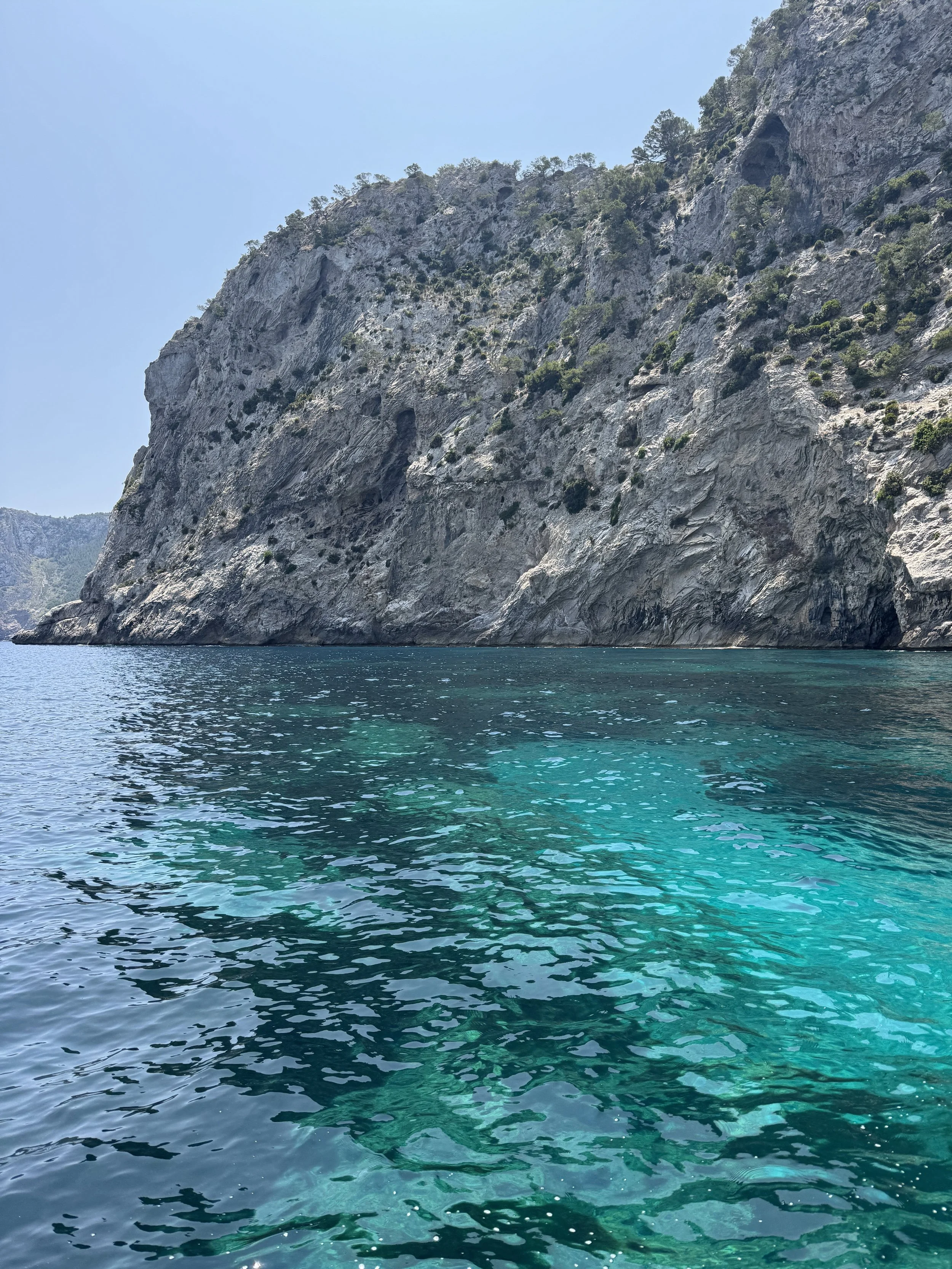 Delivering food to villas in Mallorca
