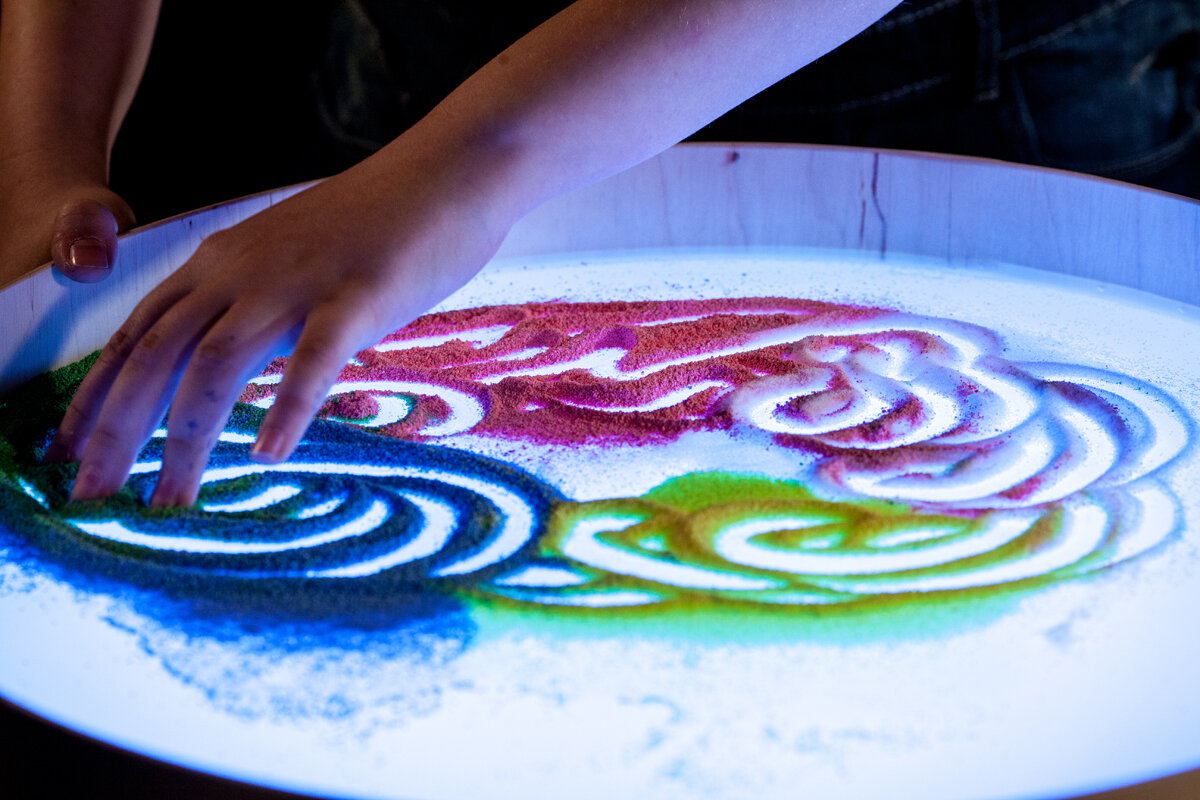 light box sensory play