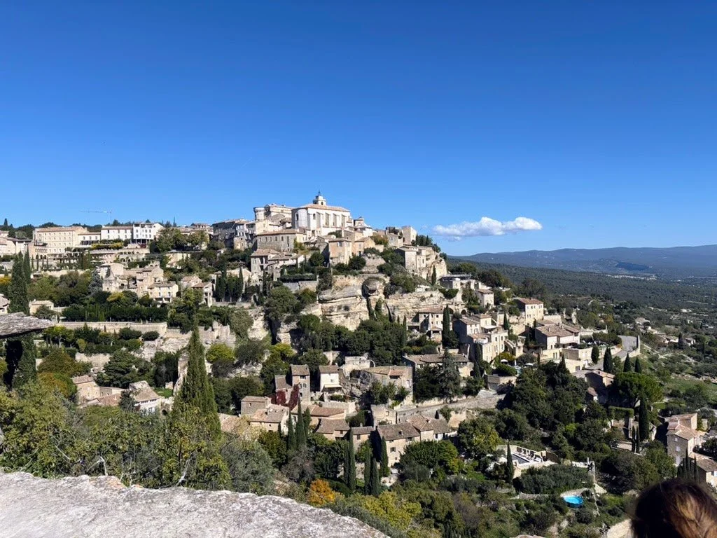 Stone hilltop village in the Luberon, Provence”