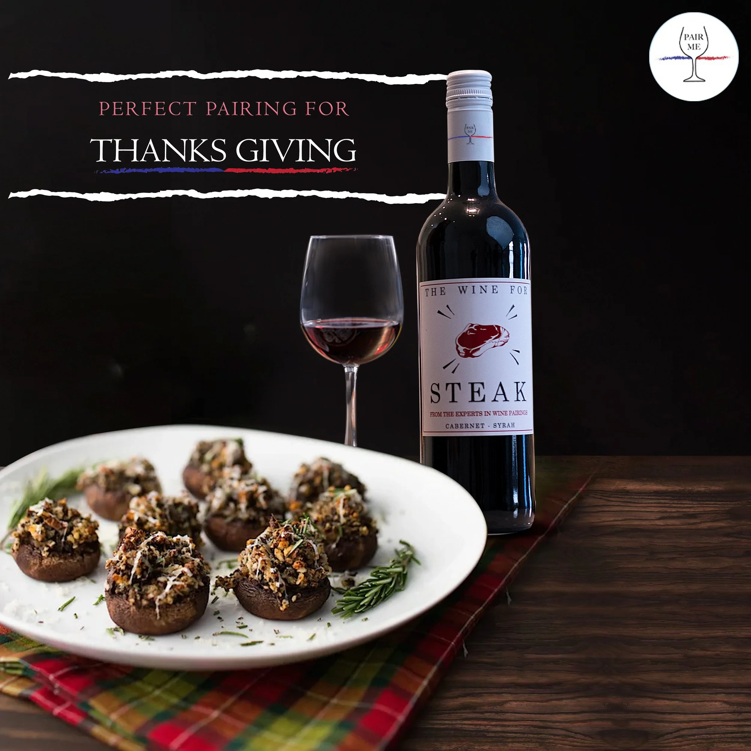 Thanksgiving Special Recipe The Wine for Steak pairing Sausage