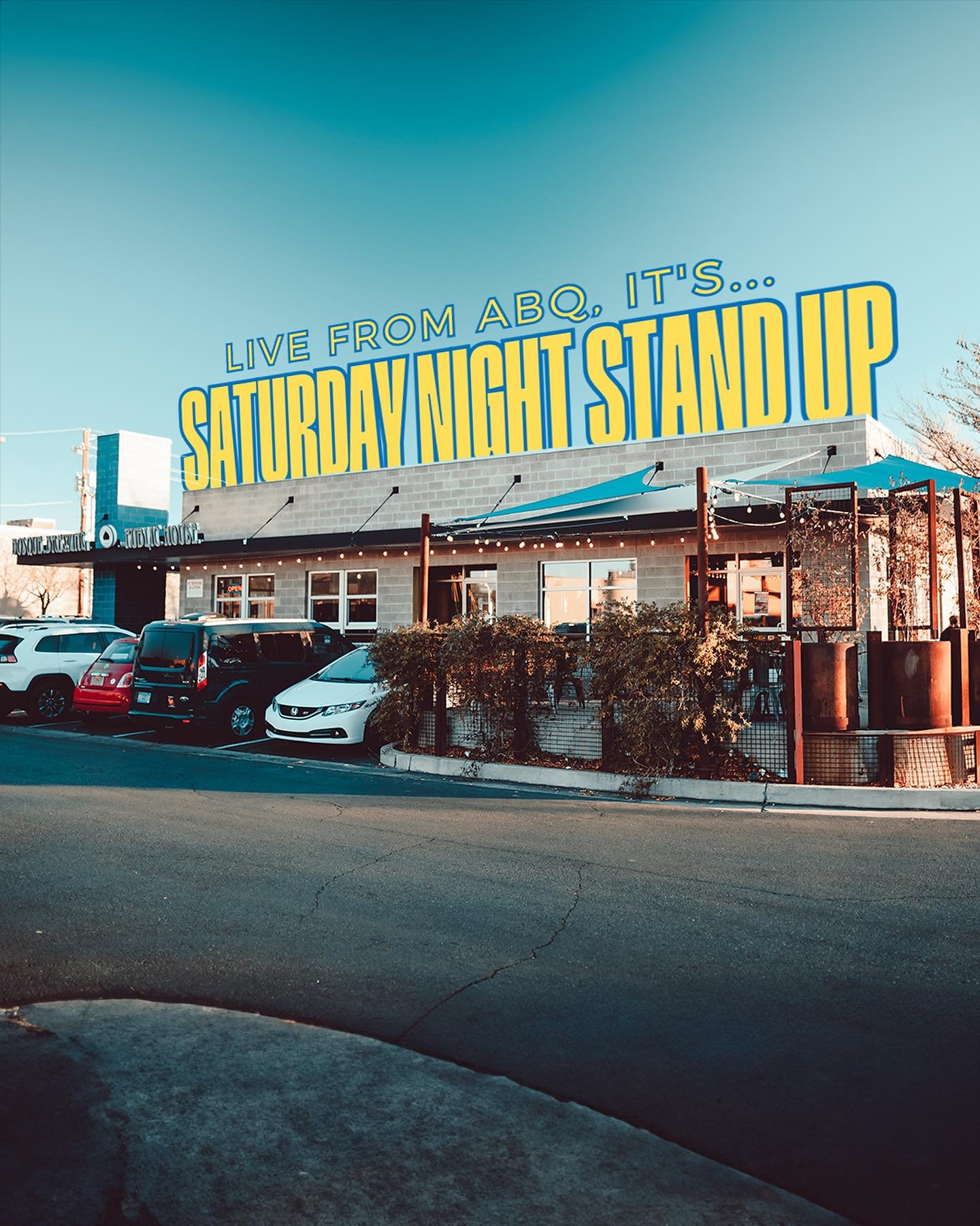 Live from ABQ, it&rsquo;s... Saturday Night Stand-Up! Hosted by @nax.comedy. 🎤😅🍻

📍TOMORROW, May 18th, at the Nob Hill Public House. Seating is at 7:30 pm, and the show starts at 8 pm. 

Featured Comedians
TRIPP @trippstelnicki
HOLLY @hollybyrdco