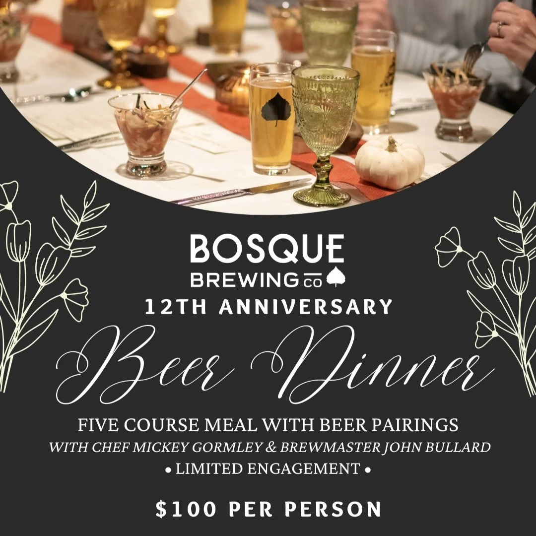 12th Anniversary Beer Dinner