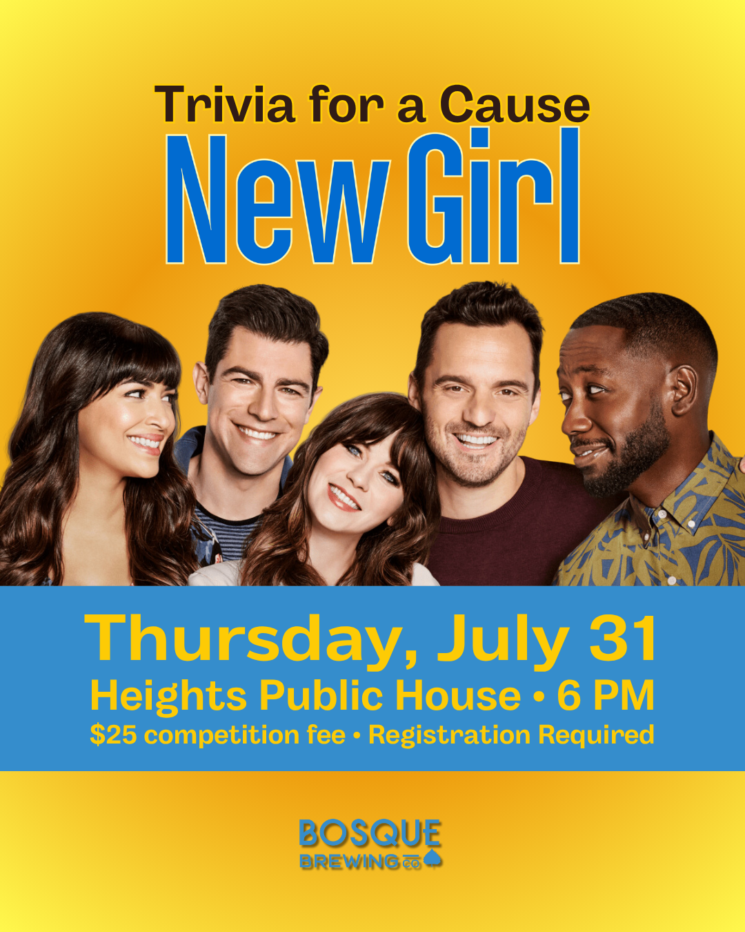Trivia for a Cause: New Girl