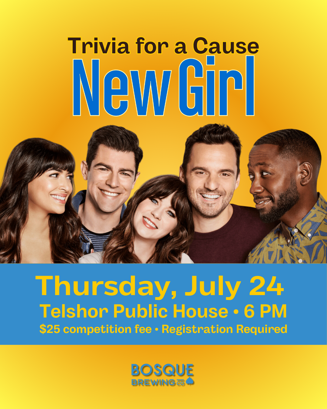 Trivia for a Cause: New Girl