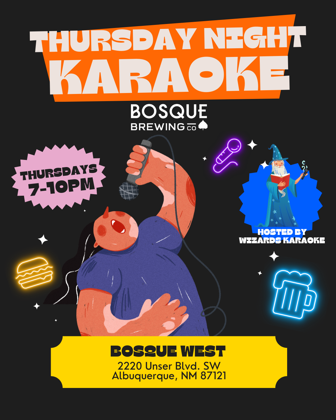 Thursday Night Karaoke w/ Wizards Karaoke