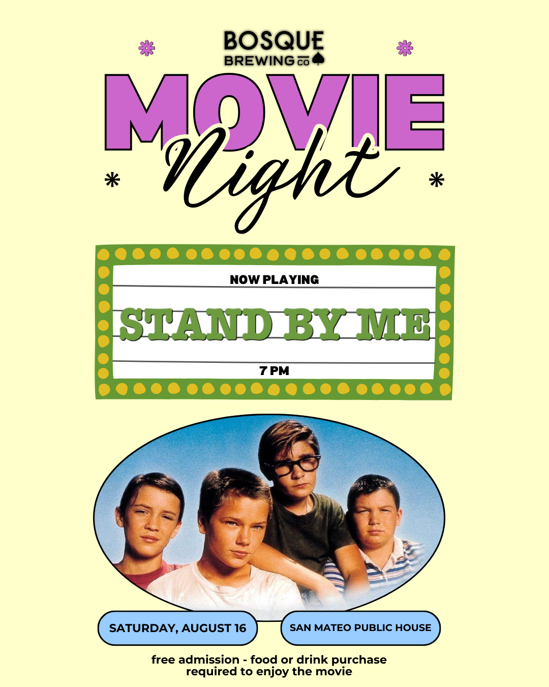 Retro Movie Night: Stand By Me