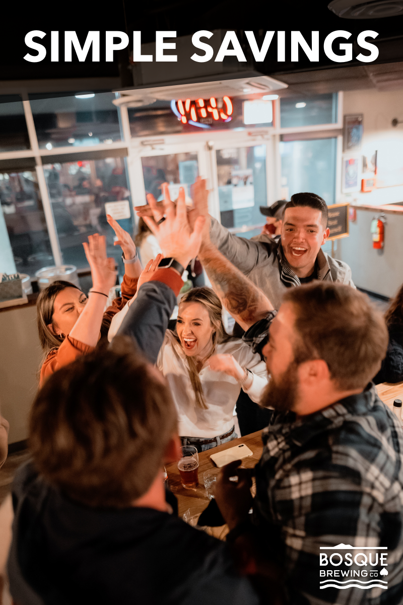 Cheers to Simple Savings: Discounts at Bosque Brewing
