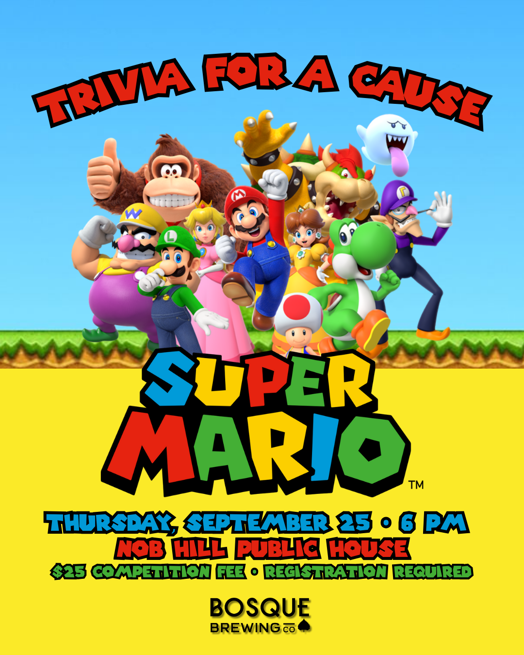 Trivia for a Cause: Super Mario
