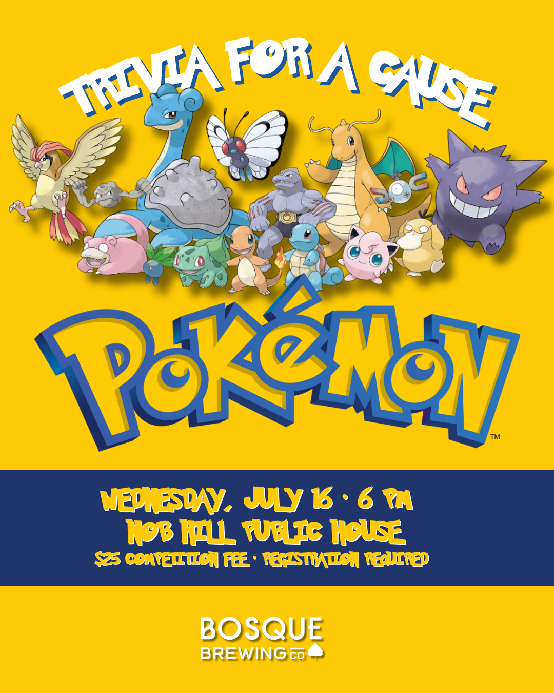 Trivia for a Cause: Pokémon