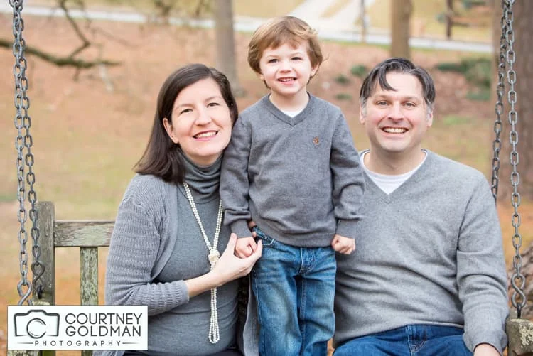 Fall Family Portrait Session at McClatchy Park in Ansley Park in Atlanta Georgia by Courtney Goldman Photography 09