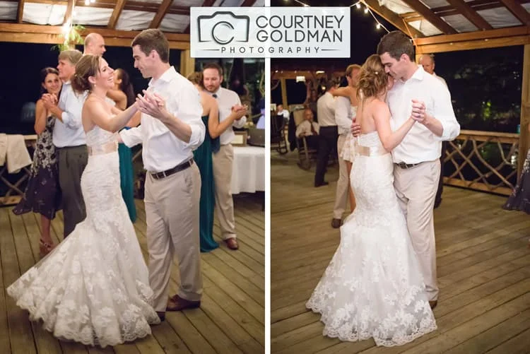 North Carolina Wedding Reception at The Canoe Dock in Saluda Zirconia by Courtney Goldman Photography 019