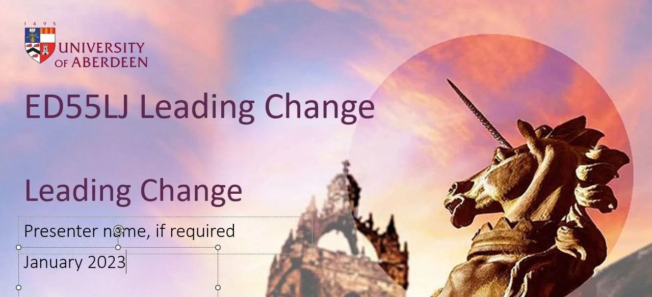 LEADING CHANGE 