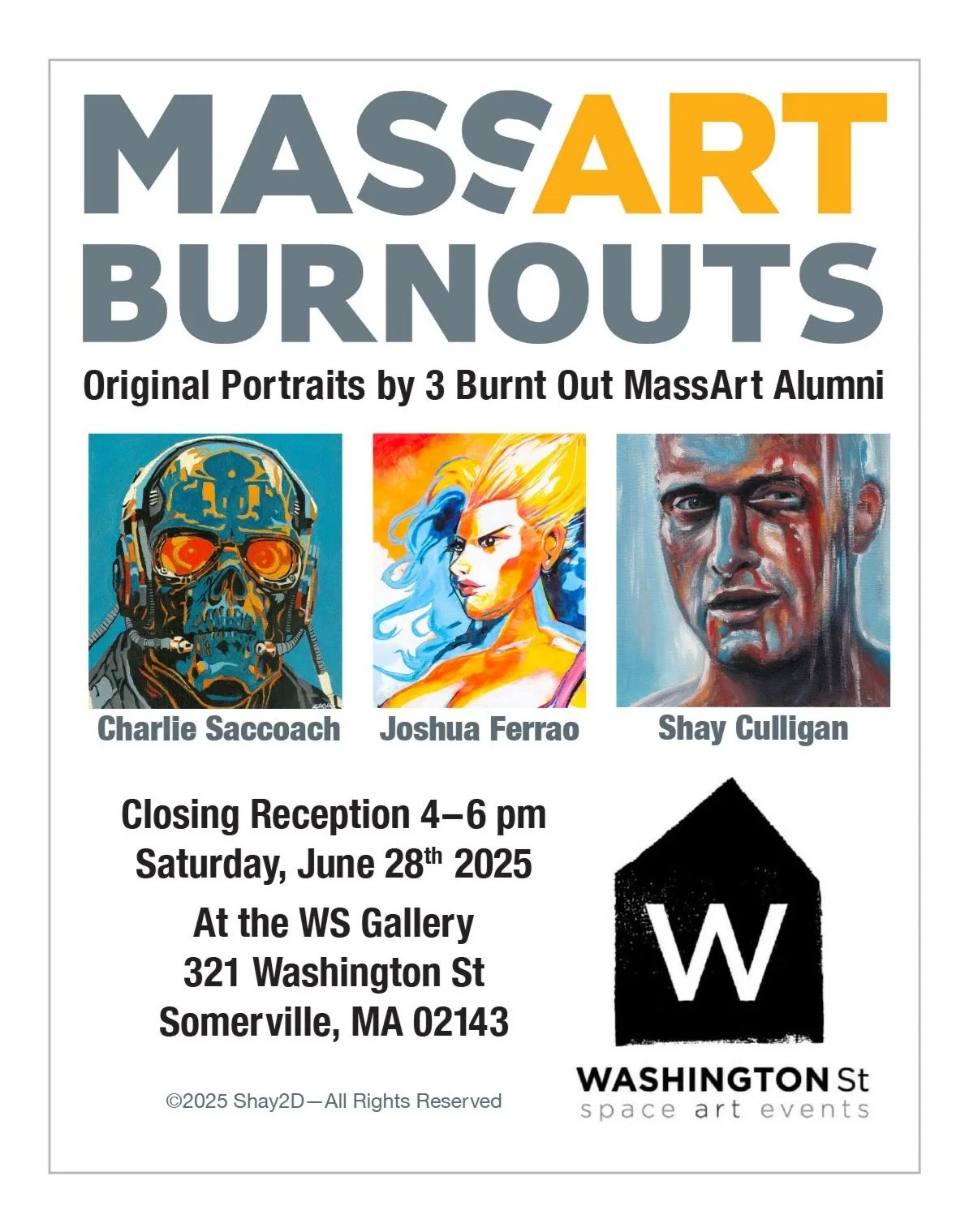 MassArt Burnouts - Closing Reception!