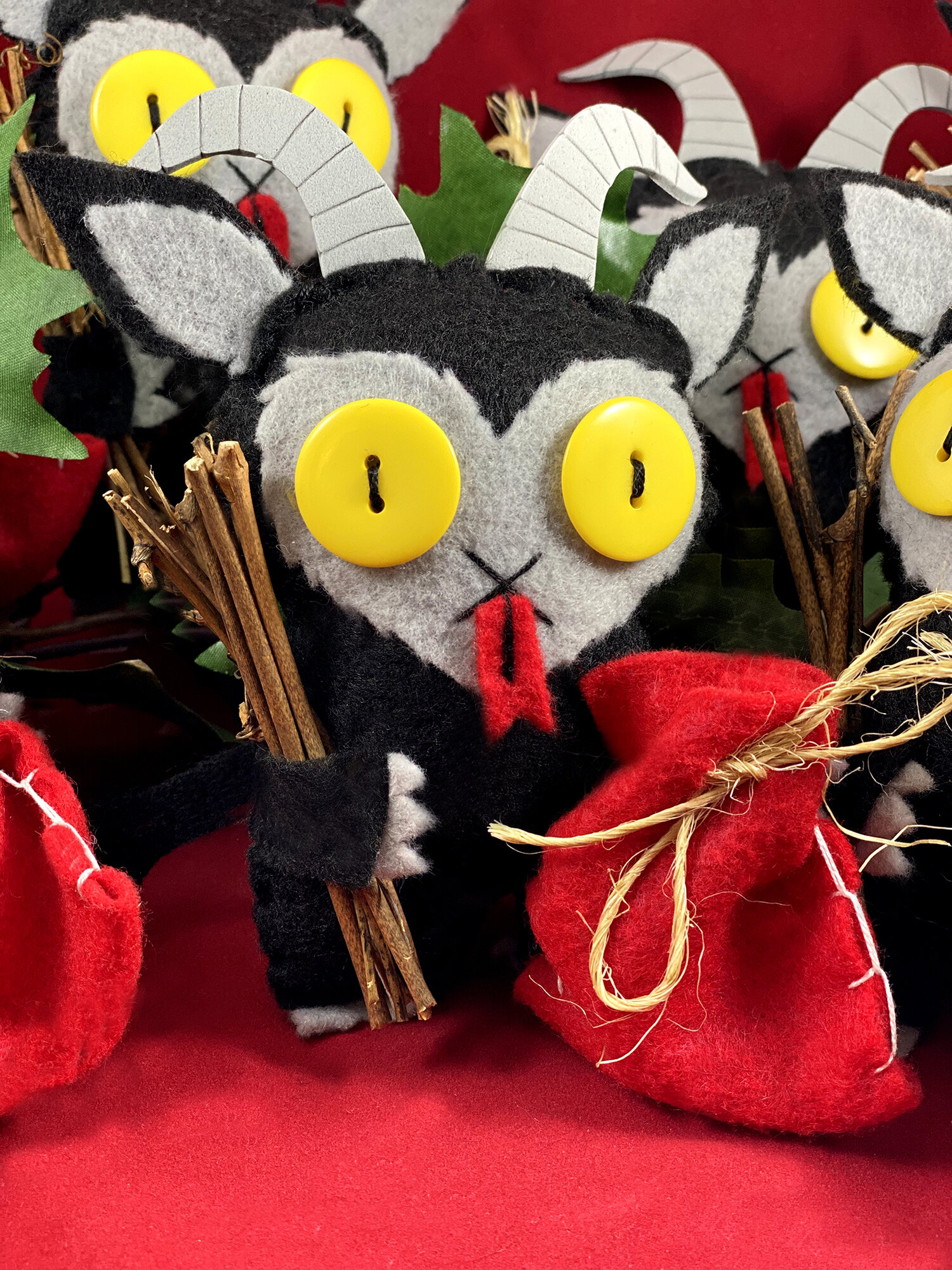 Krampus 6" Plush — Bats in the Belfry Crafts