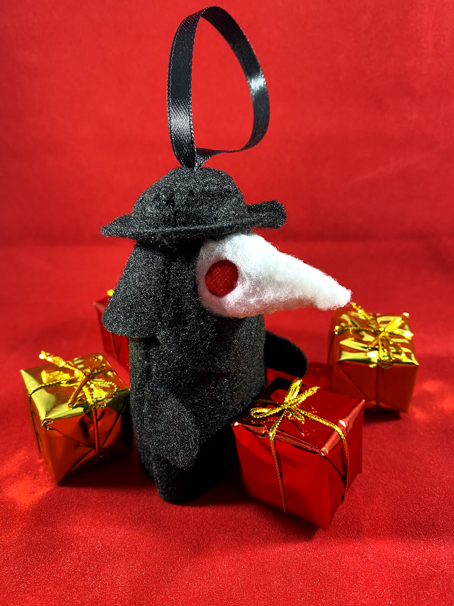 Mini Plague Doctor Ornament
