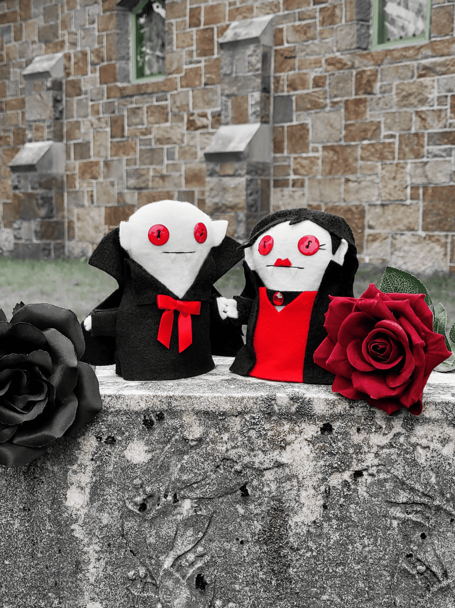 Boris the Thirsty Vampire Plush — Bats in the Belfry Crafts