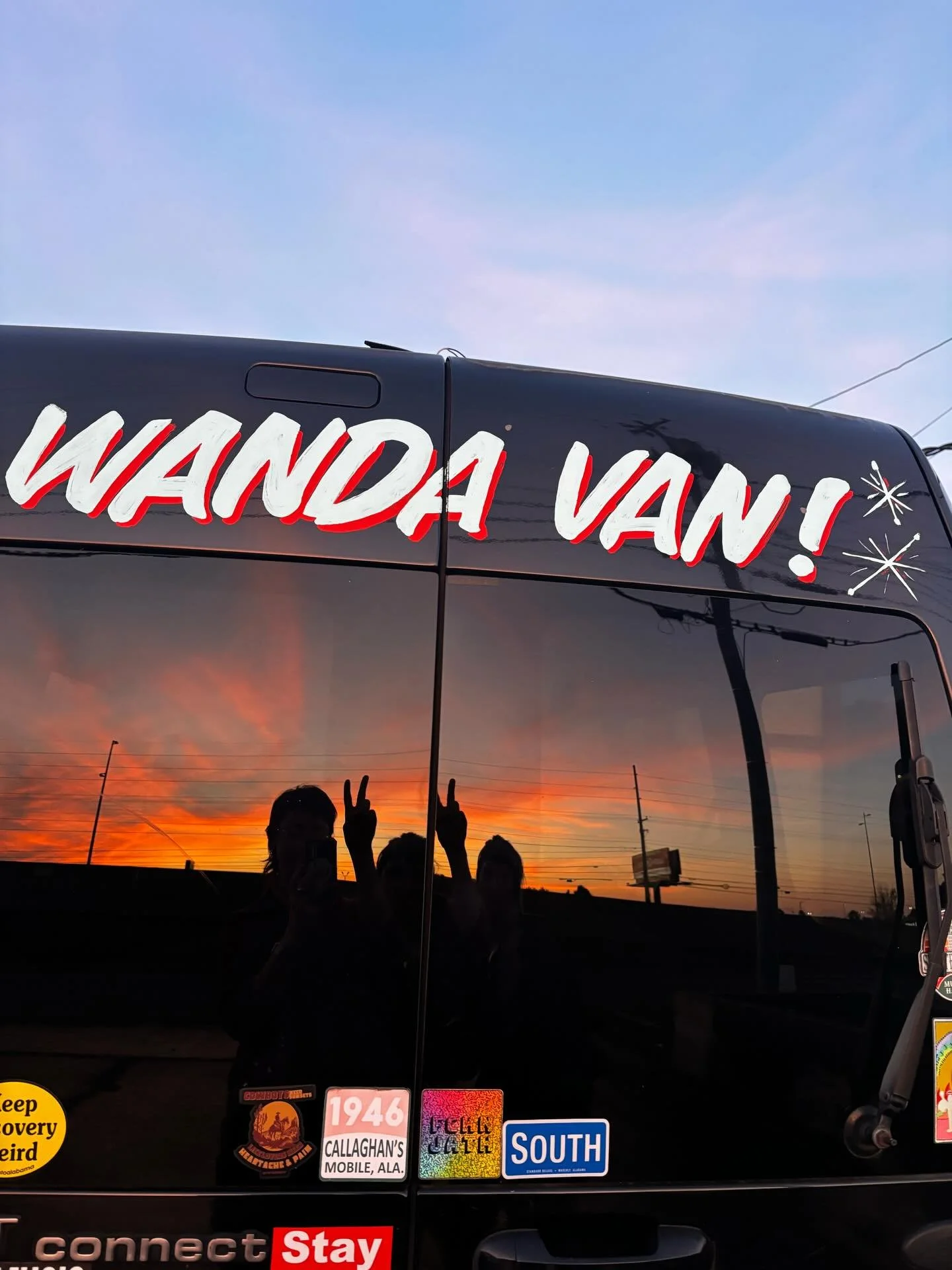 Admiring the sunset with #thewandavan