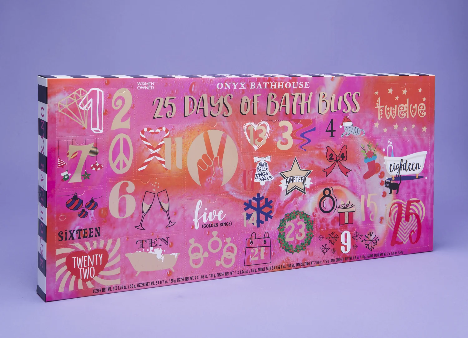 25 Days of Bath Bliss Advent Calendar — Onyx Brands