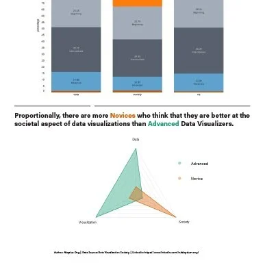 Infographic of Data Visualization Society's Members since 2019