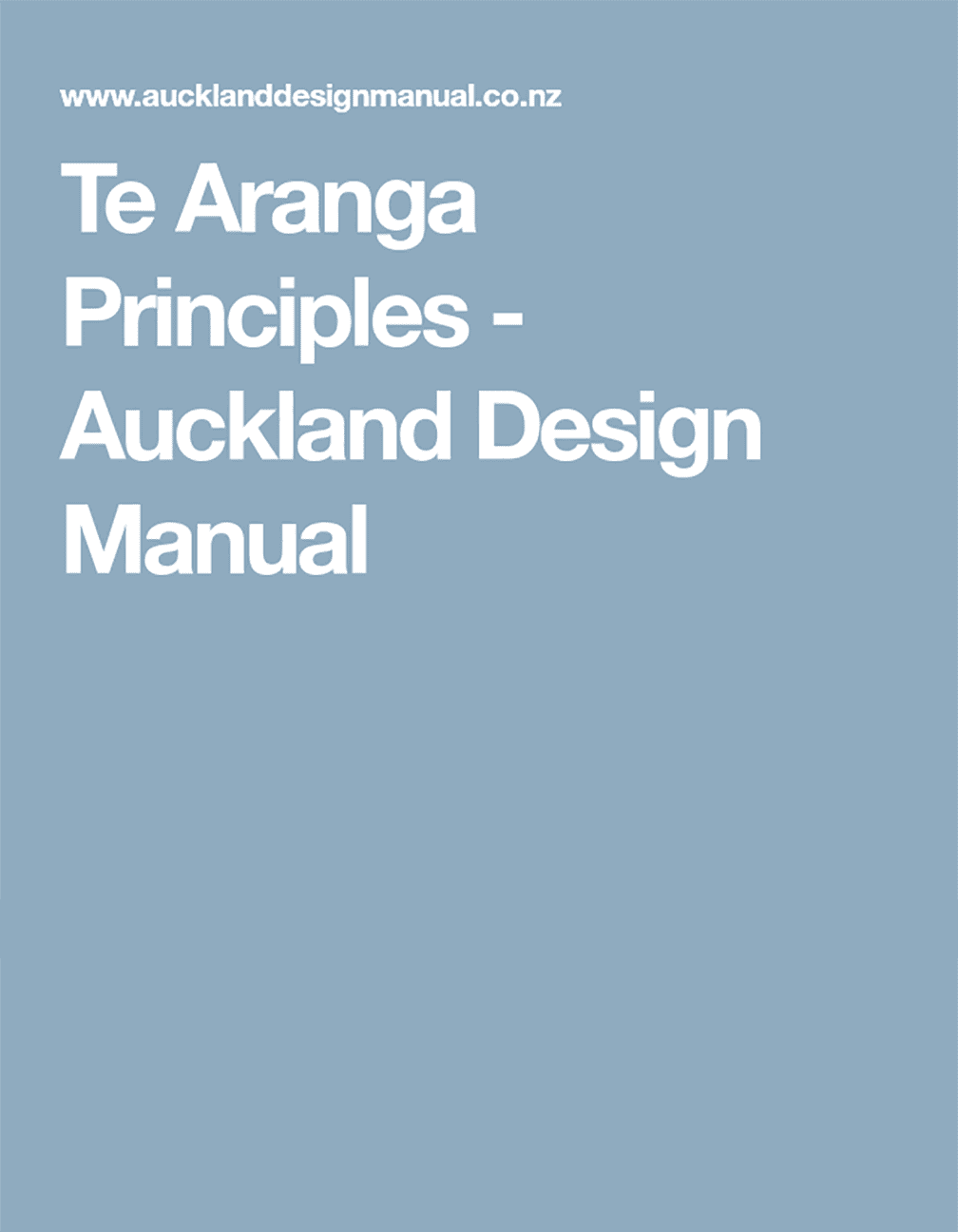 NZ, Te Aranga Māorl Design Principles