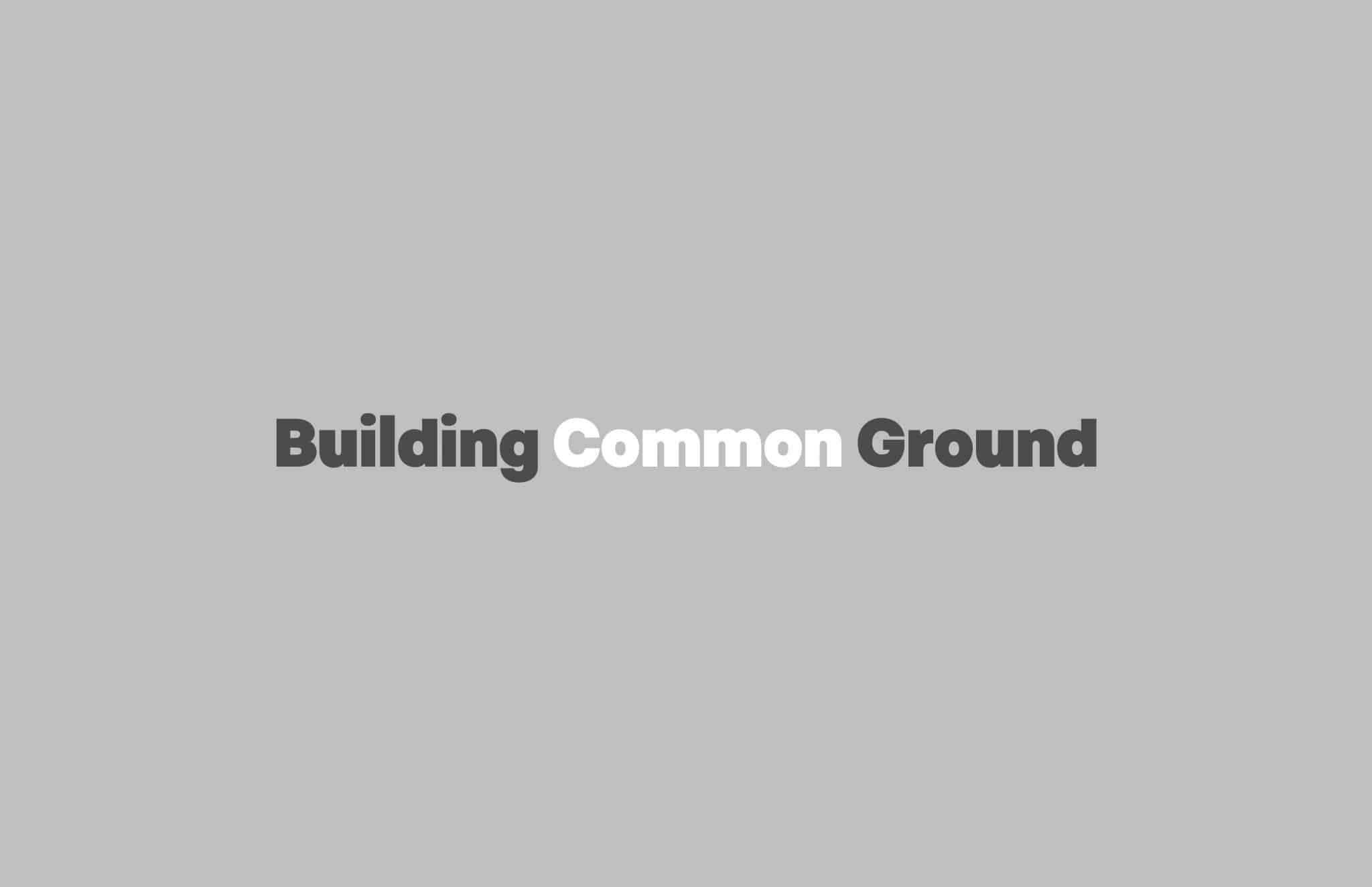   Building Common Ground, Mateo Rodriguez-Aguirre , University of Calgary Alumni 