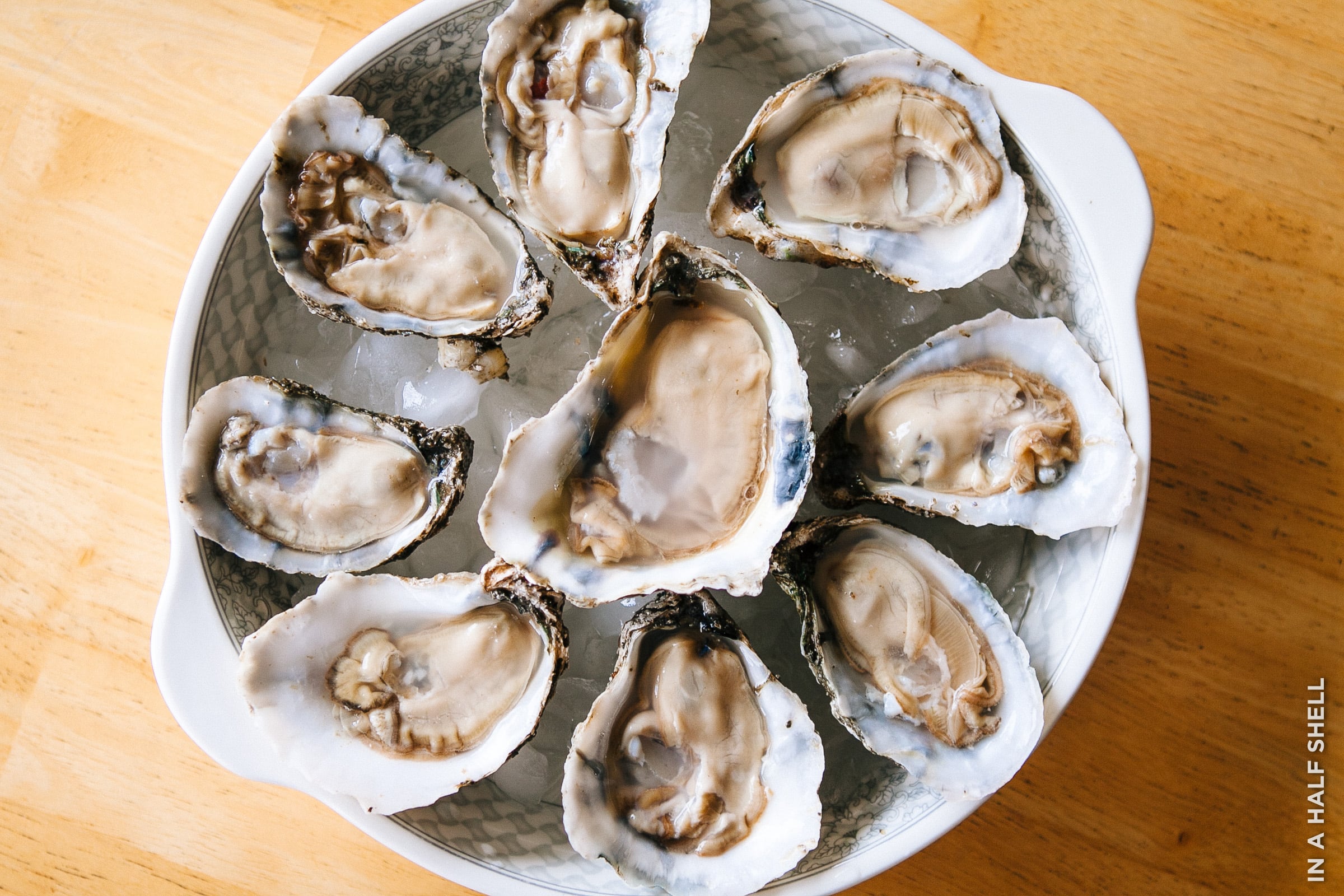 Easy way to recognise good fresh oysters