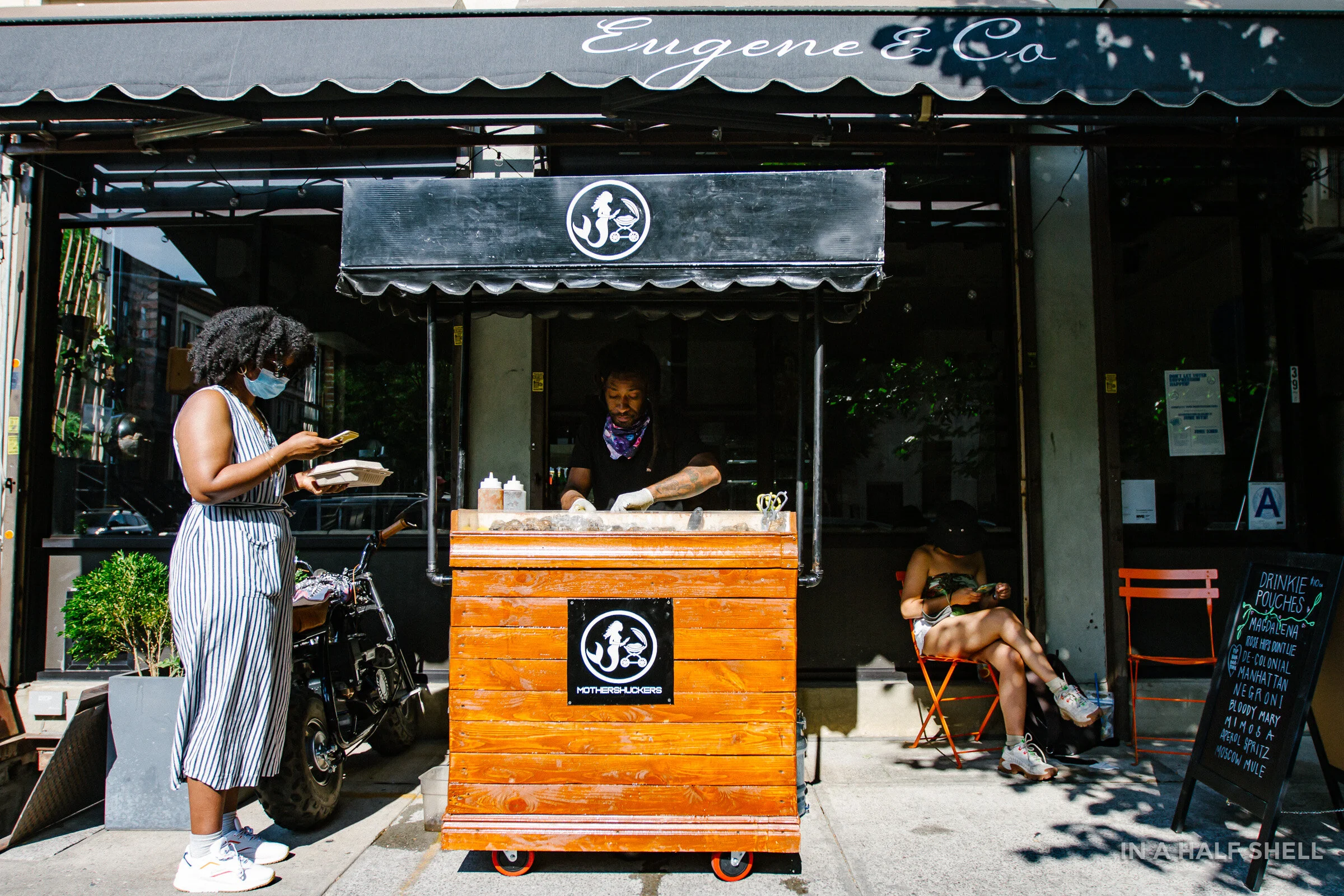 The Mothershuckers Oyster Cart in BedStuy, Brooklyn — In A Half Shell