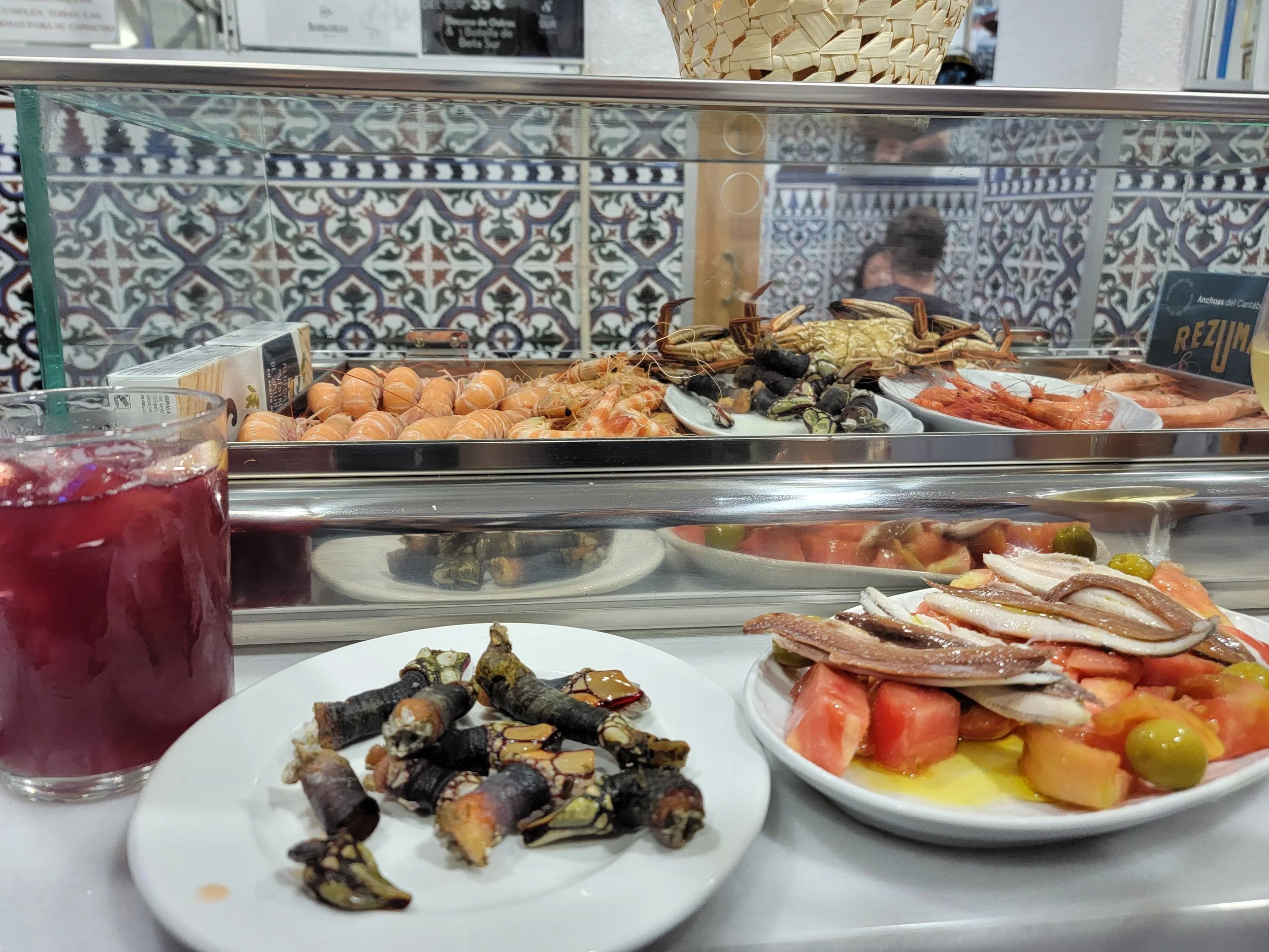 El Bar Boqueron shellfish mariscos