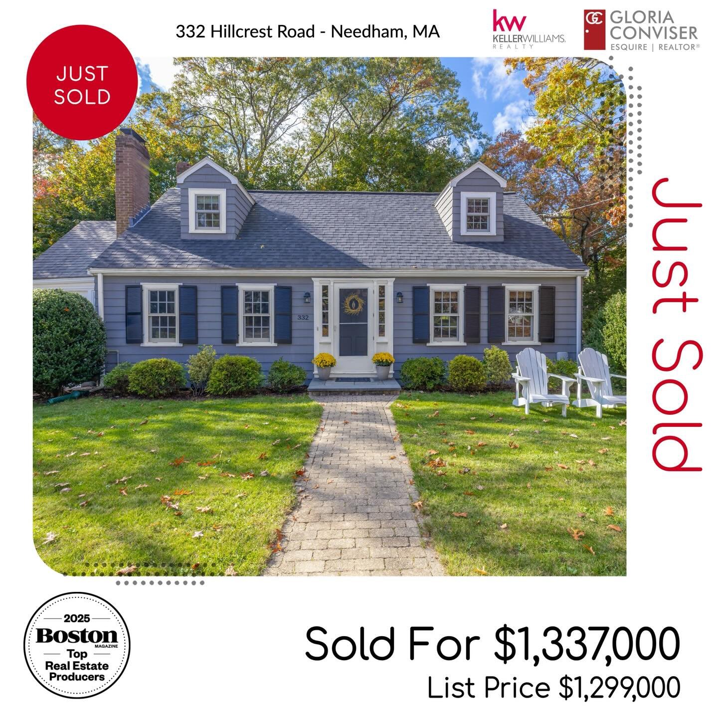 &mdash;Wrapping up 2025 with my final 2 sales 🍾🎉for the year! Congratulations to my sellers and the buyers! Both 🏠 sold for over-asking and in one weekend. 🥂

-What an amazing 2025. I helped so many families with their real estate goals and dream