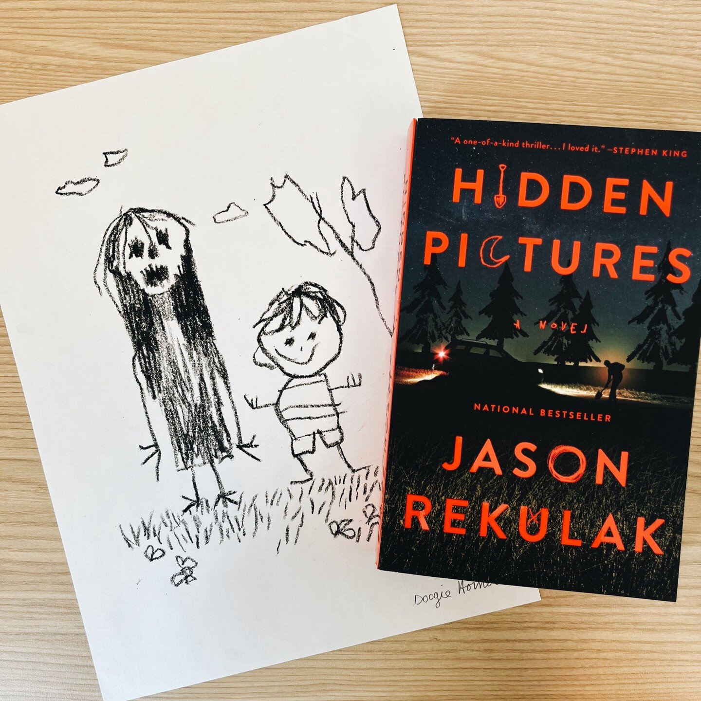 Sweepstakes! 🎉 Hidden Pictures is coming in paperback on June 6. It's full of creepy illustrations, which we've loved hearing readers talk about! We're giving away a paperback copy and an exclusive, original print from the book to one lucky winner! 