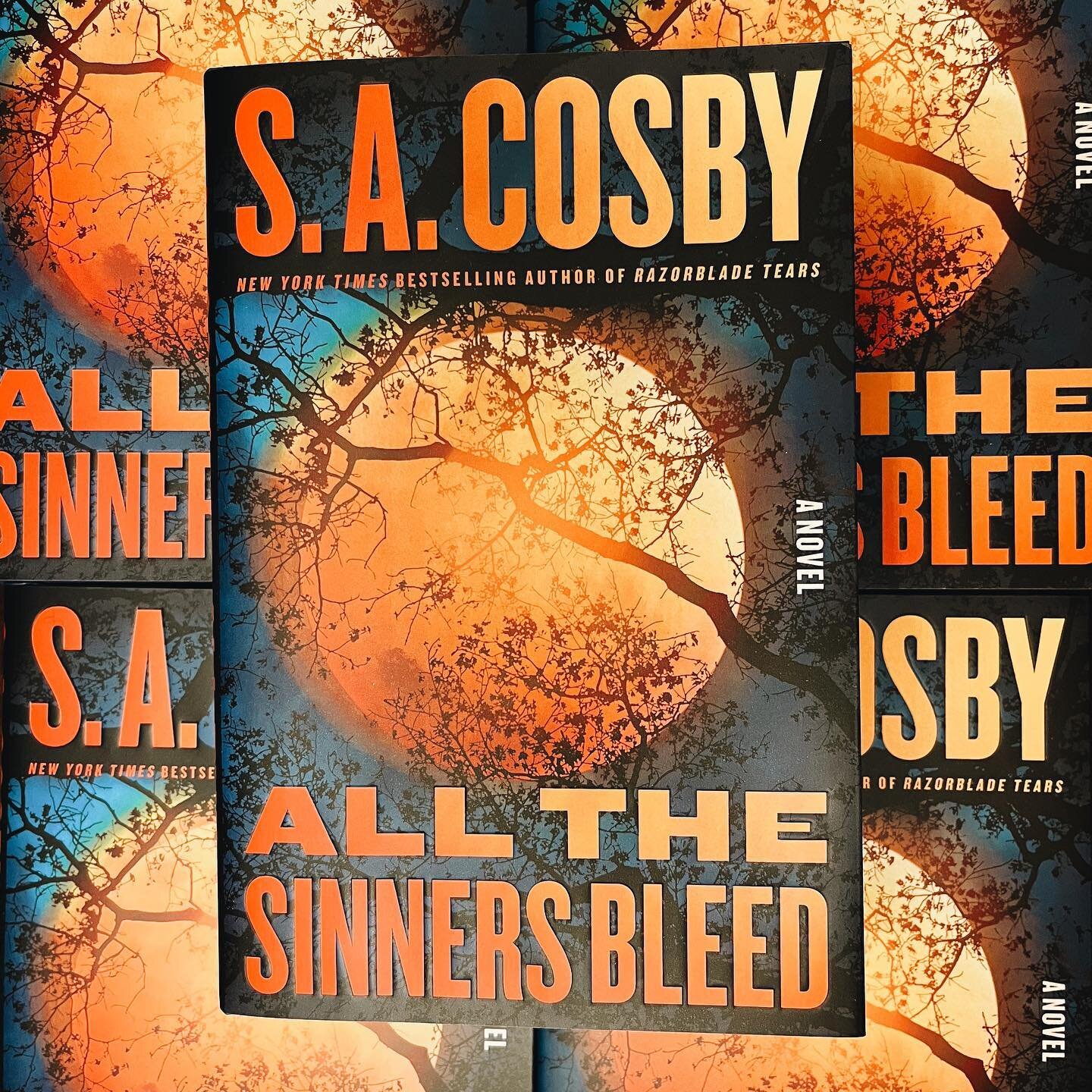 Finished copies of All the Sinner Bleed by S.A. Cosby (@leoking8473) are here! 🔥 Swipe to see what bestselling authors are saying about it! Preorder your copy before it goes on sale June 6. #allthesinnersbleed #sacosby