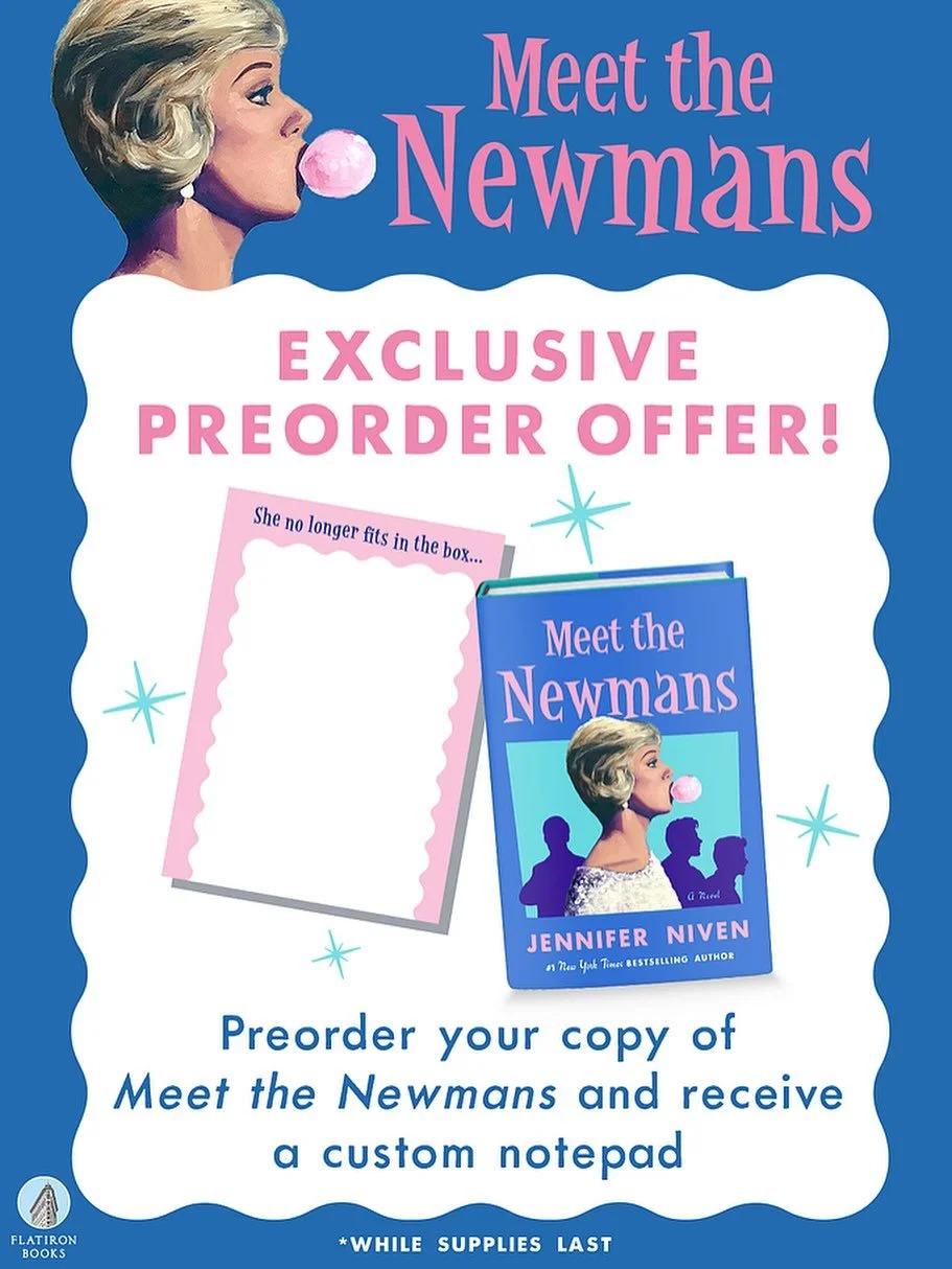 Preorder exclusive!

&ldquo;Meet the Newmans is moving and engaging&mdash;and a complete delight.&rdquo;
&mdash;Nina LaCour, national bestselling author of Yerba Buena

Meet the Newmans by @jenniferniven is a funny, big hearted and moving novel that 