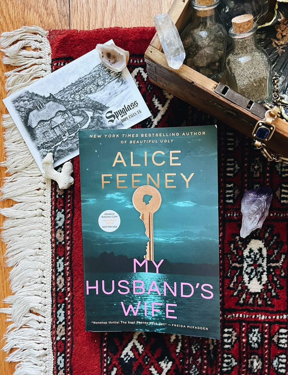 &ldquo;The village still looks exactly as it did when I was a child and I can remember the house on the hill called Spyglass even though I never set foot in it before. It&rsquo;s an iconic part of the skyline above Hope Falls, with its oversized eye 