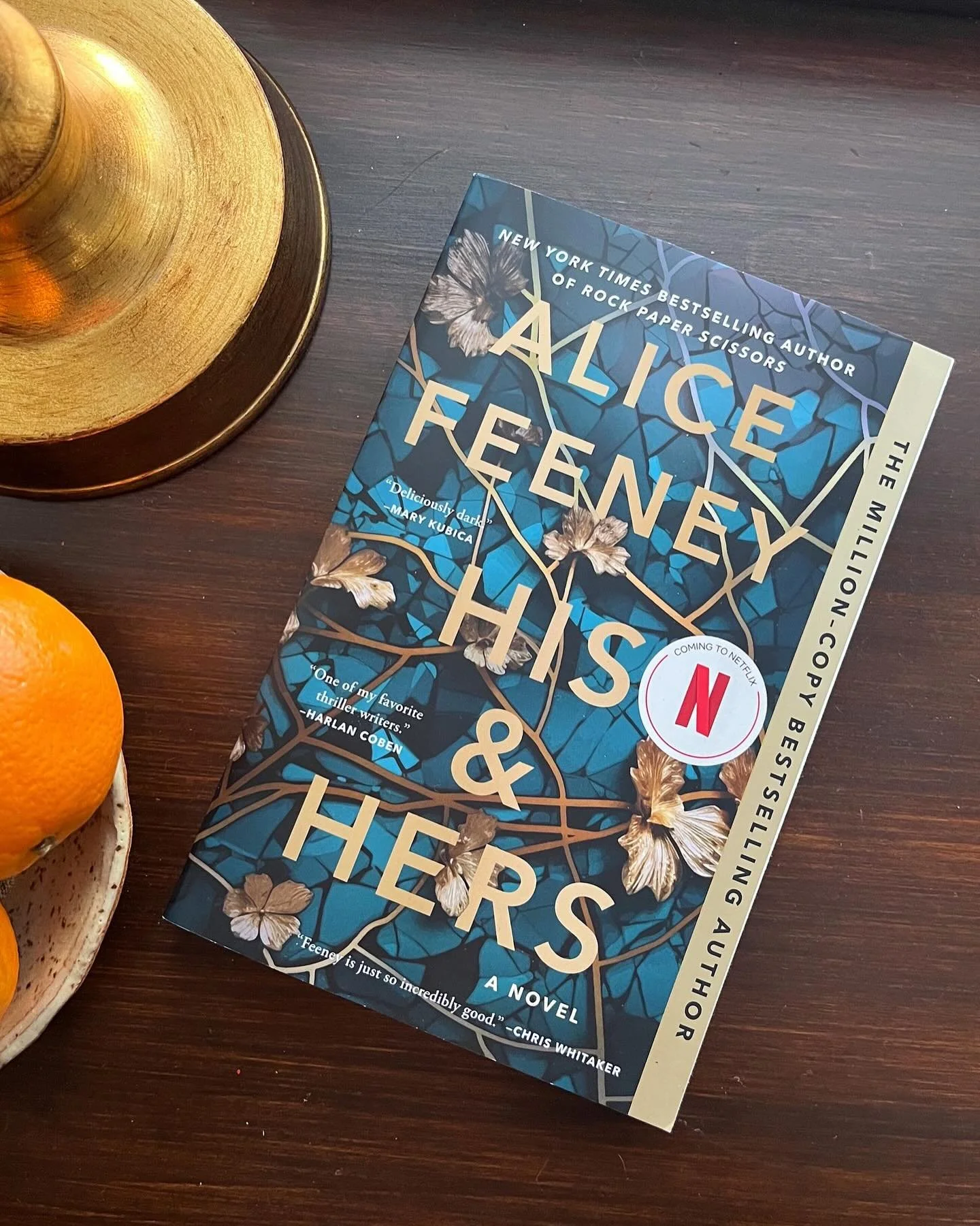 His &amp; Hers is officially streaming on Netflix! 🎉🥳🎊

The adaptation from @alicewriterland&rsquo;s thriller is just as twisty as the book. Raise your hand if you&rsquo;re watching!