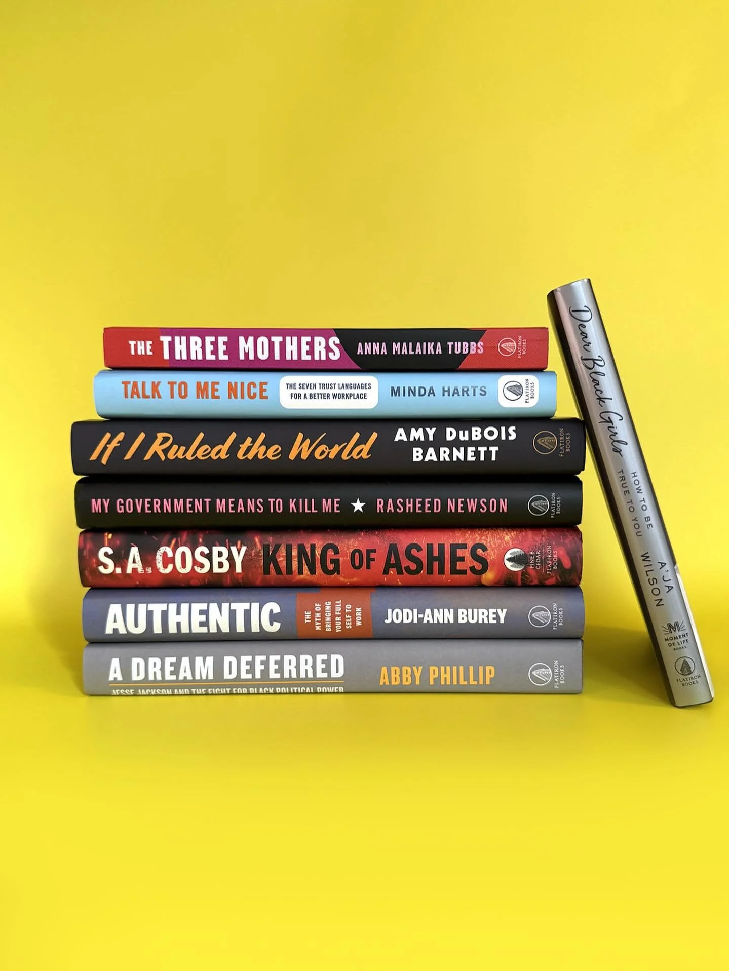For Black History Month, we&rsquo;re celebrating some amazing Black authors and voices. Here&rsquo;s a stack of some of our latest and favorite reads!

Are any of these on your shelf?

Pictured here are:
Dear Black Girls by @aja22wilson
The Three Mot