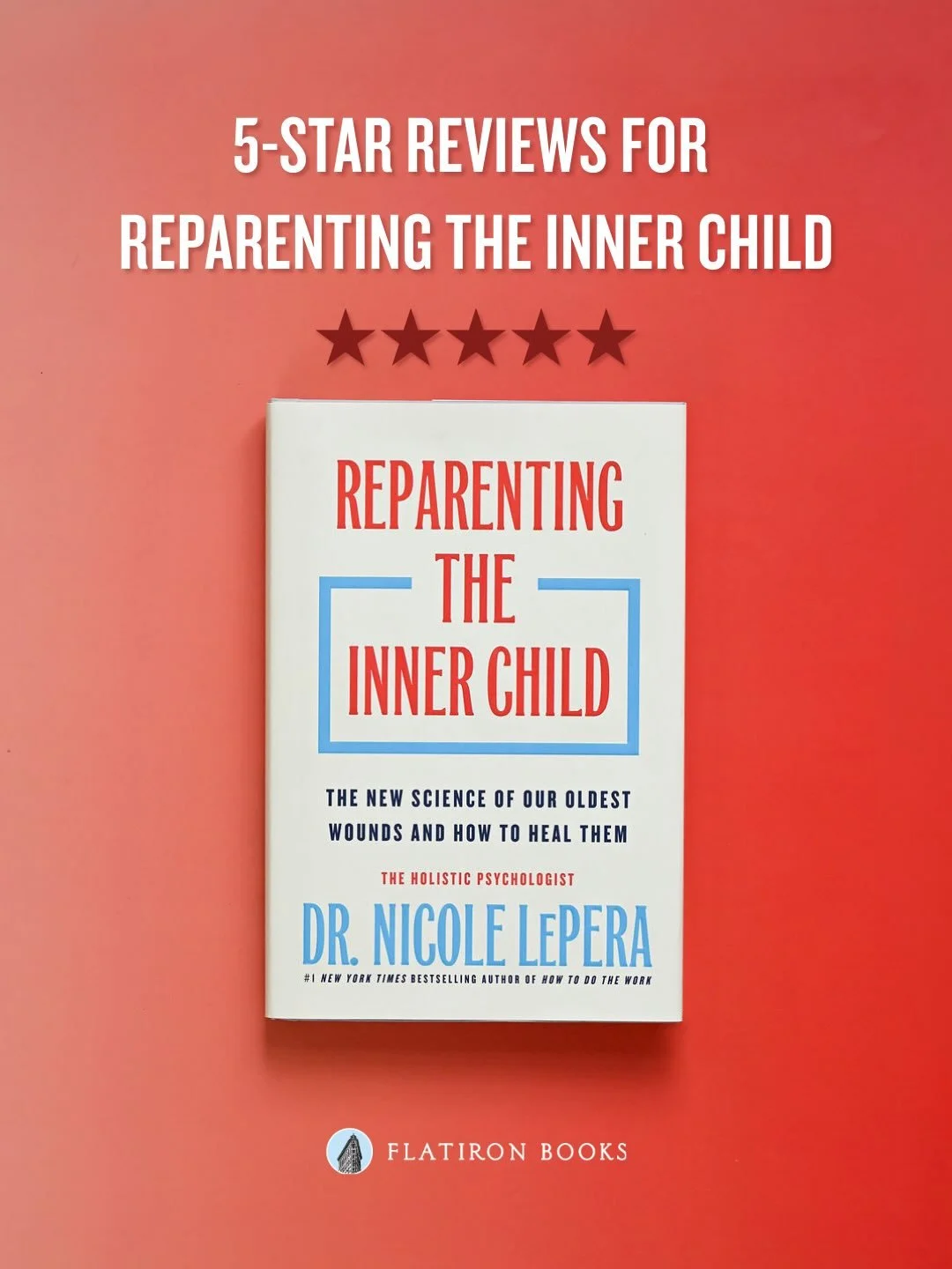 Reparenting the Inner Child is out next week and the reviews are rolling in! 

Dr. Nicole LePera, #1 NYT bestselling author and founder of @the.holistic.psychologist is back to share her groundbreaking guide for personal development and healing. 

Fi