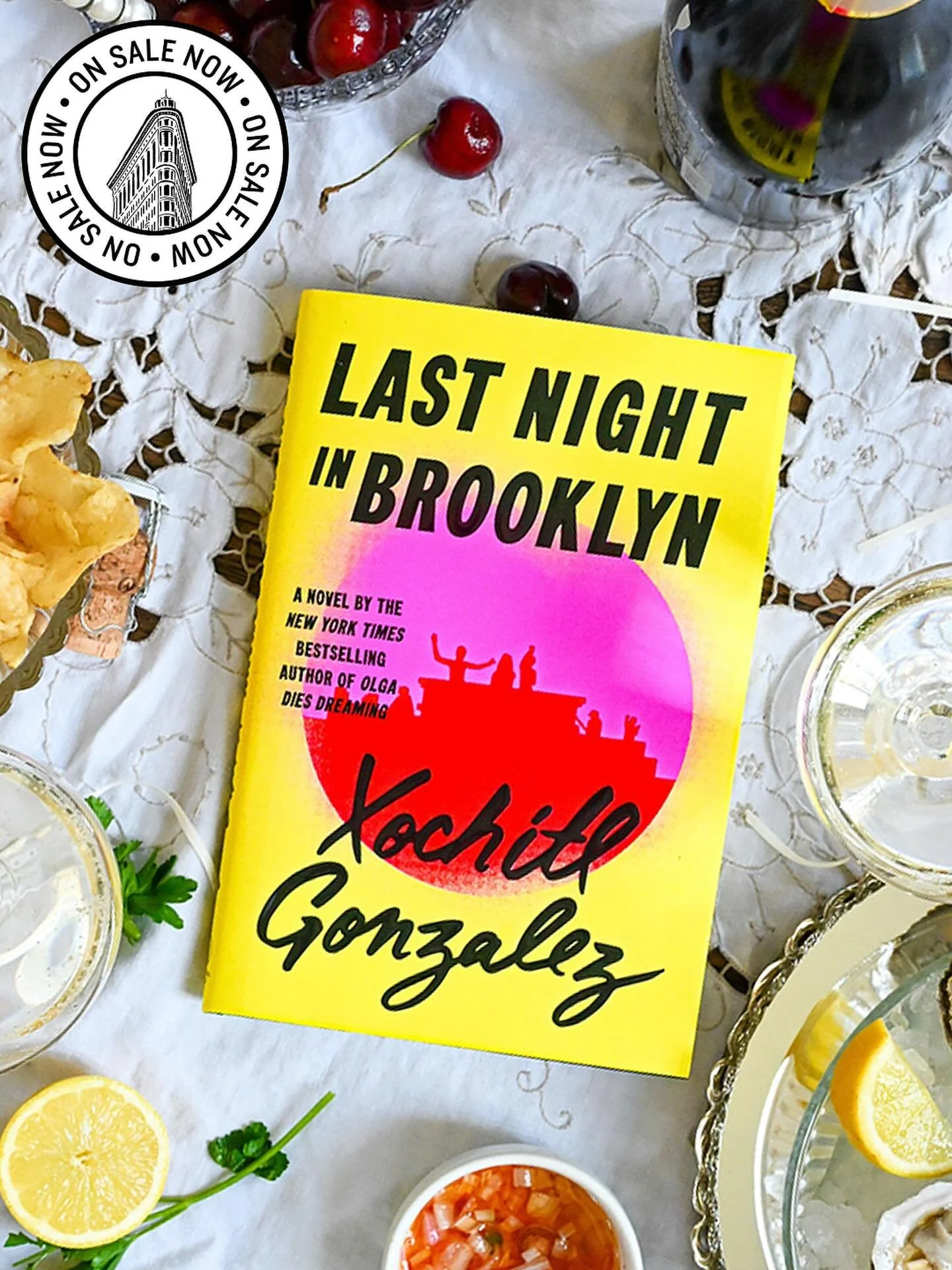 HAPPY PUB DAY TO

LAST NIGHT IN BROOKLYN by @xochitltheg After Alicia ventures out one night in the neighborhood of Fort Greene, Brooklyn, she finds herself lured by the siren song of youth and possibility that the striving crowd of creatives holds, 