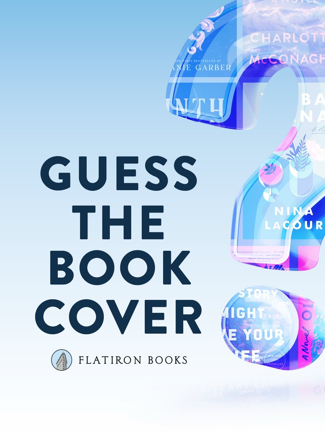 Wanna play a game?

We were inspired by @silentbookclub &ldquo;Guess the Cover&rdquo; post, and HAD to make a Flatiron version! Can you guess the Flatiron book based on the cover art alone? Swipe to the end for the answers. Hint: These are all bestse
