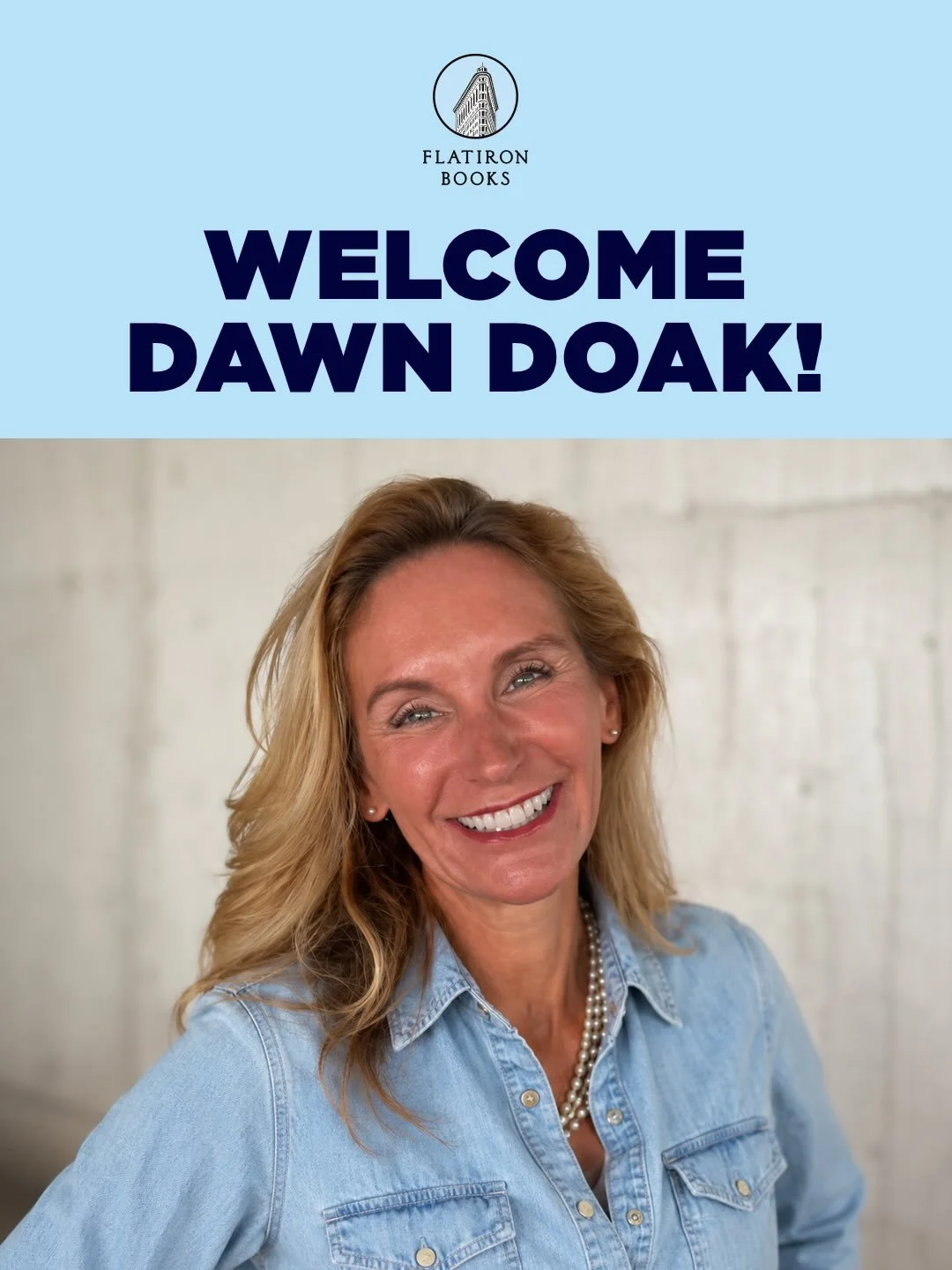 Everyone welcome, Dawn Doak to Flatiron! 

Her debut memoir, THE INFILTRATOR, is about her story as the longest-tenured female undercover agent in the history of the FBI, her double life as a wife and mother living in Connecticut, and asks the questi