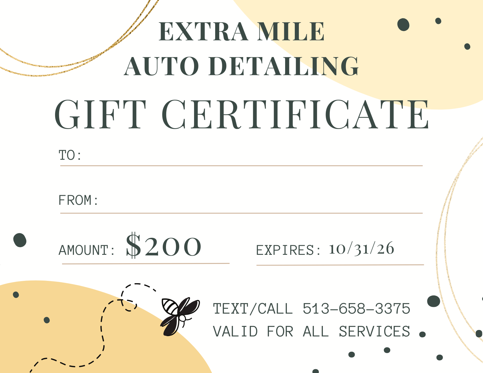 $200 Gift Certificate