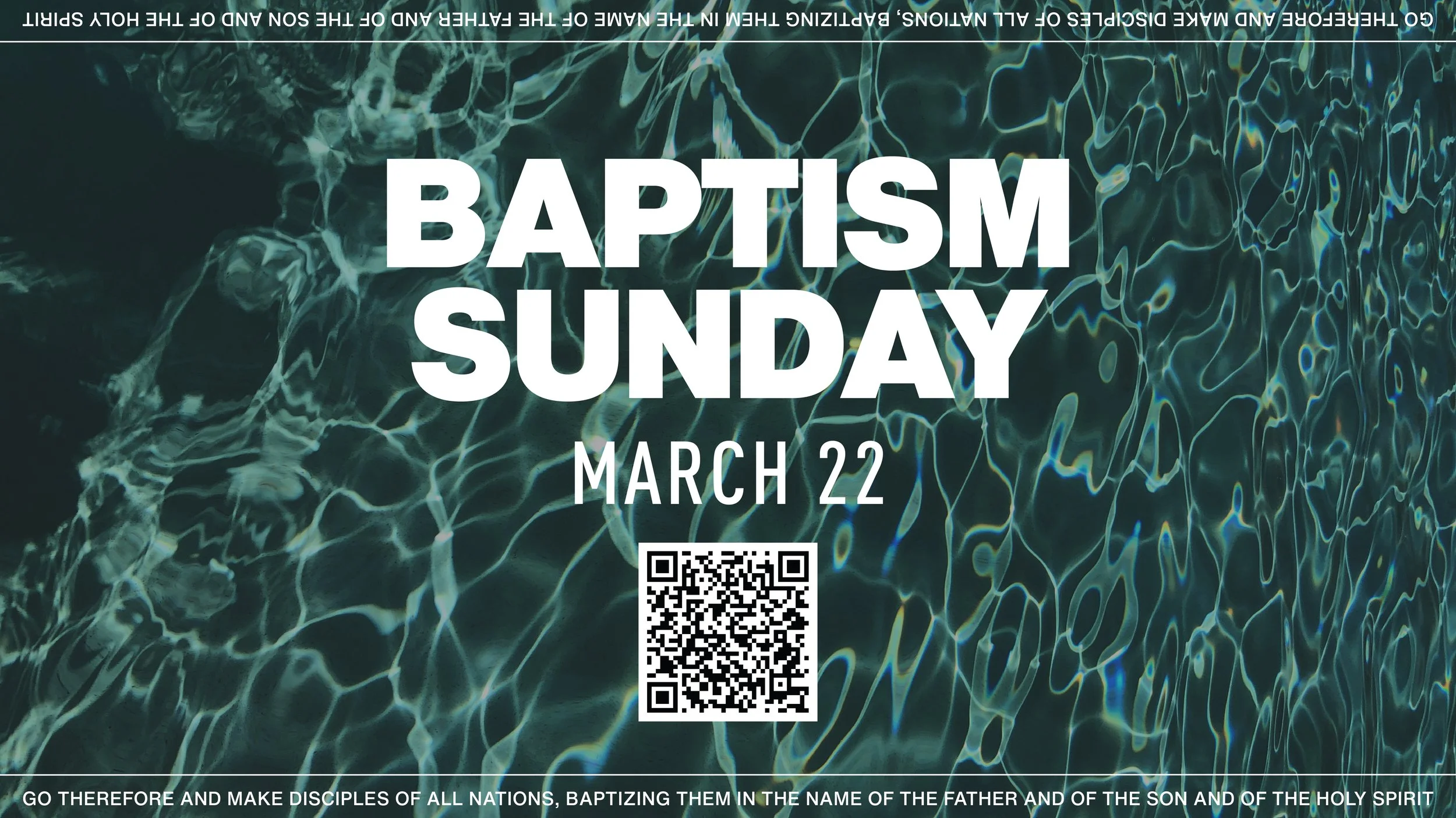 Baptism Sunday