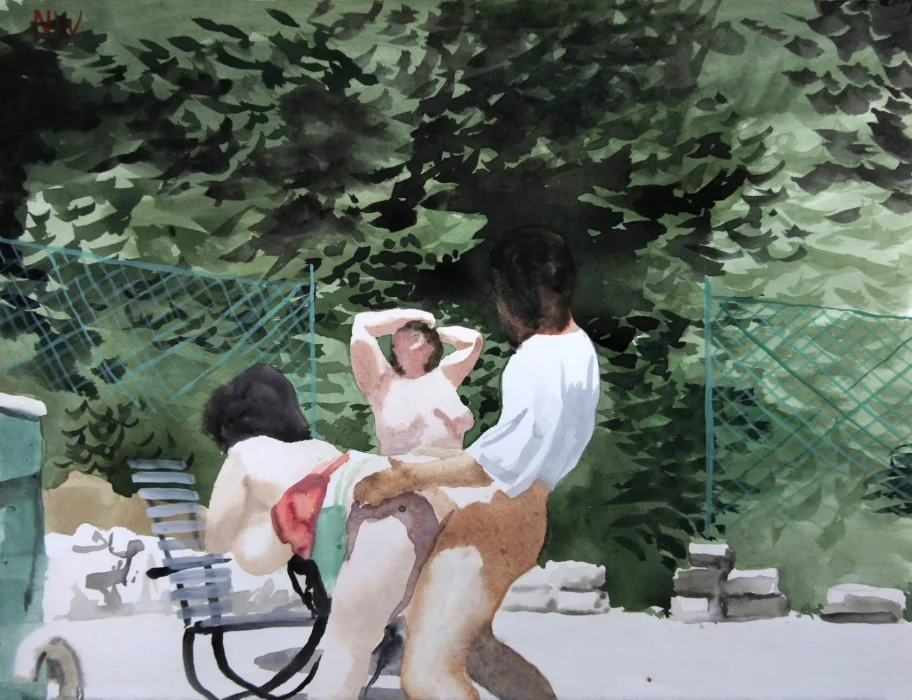 Nicholas Woods, Backyard , 2008