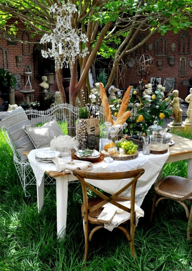 picnic under chandelier - Copy.JPG