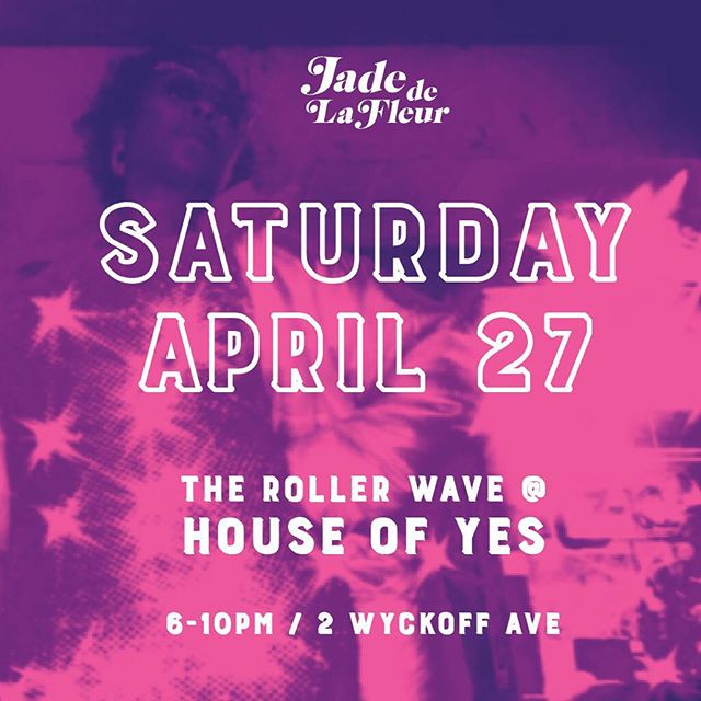 Tomorrow!! Online tickets are sold out 🚨 @rollerwavenyc @houseofyesnyc 🐎 ready readyyyyy | photo x @angmigfin , art @beccabrooker 🌐 #TheGreenHorse #Jadedelafleur #Active