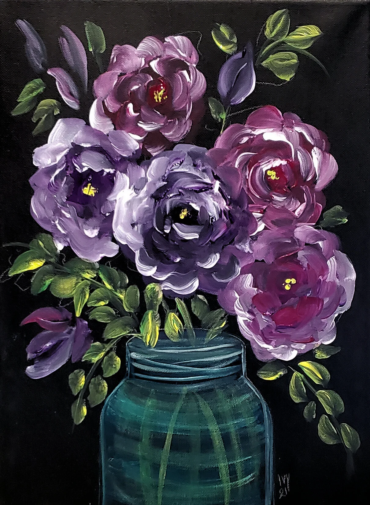 Spring Flowers in a Mason Jar.jpg