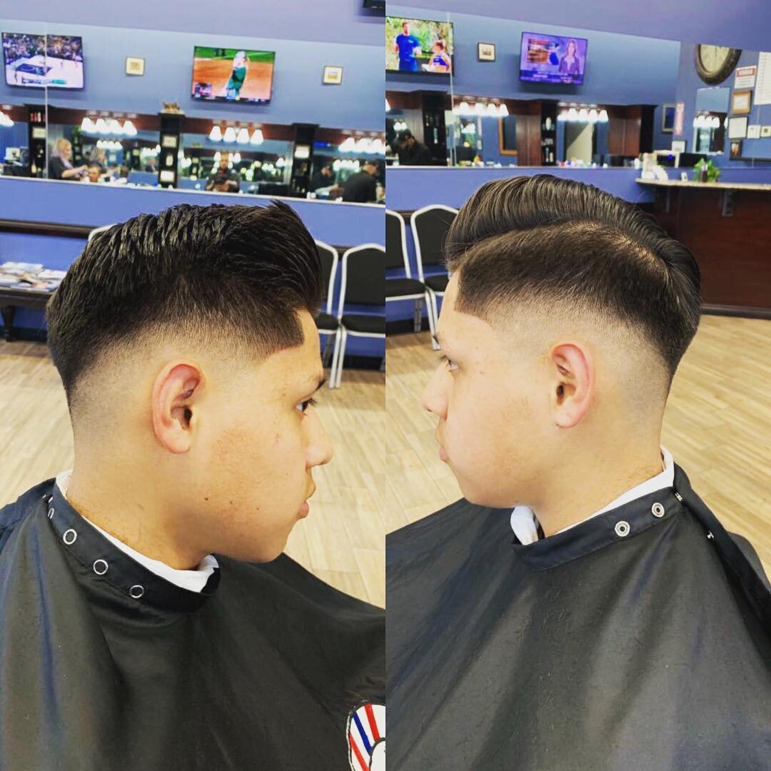 Come get your next haircut with us. Anyone is welcomed! #hairstyle #barber #barberlife #haircut #hairstylist #barbershop #menshaircut #sitandrelax #mesaaz #familyownedbusiness #freshcut